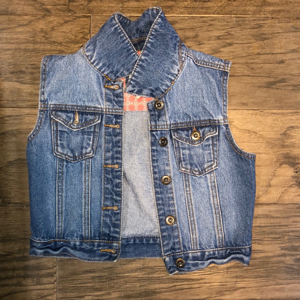 Kids jean vest